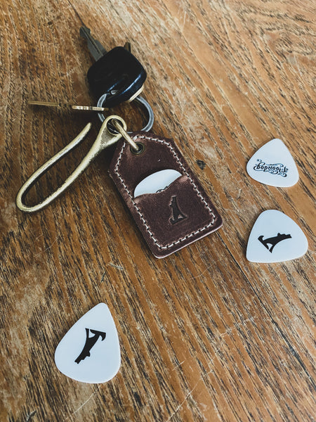 Guitar Pick Keychain